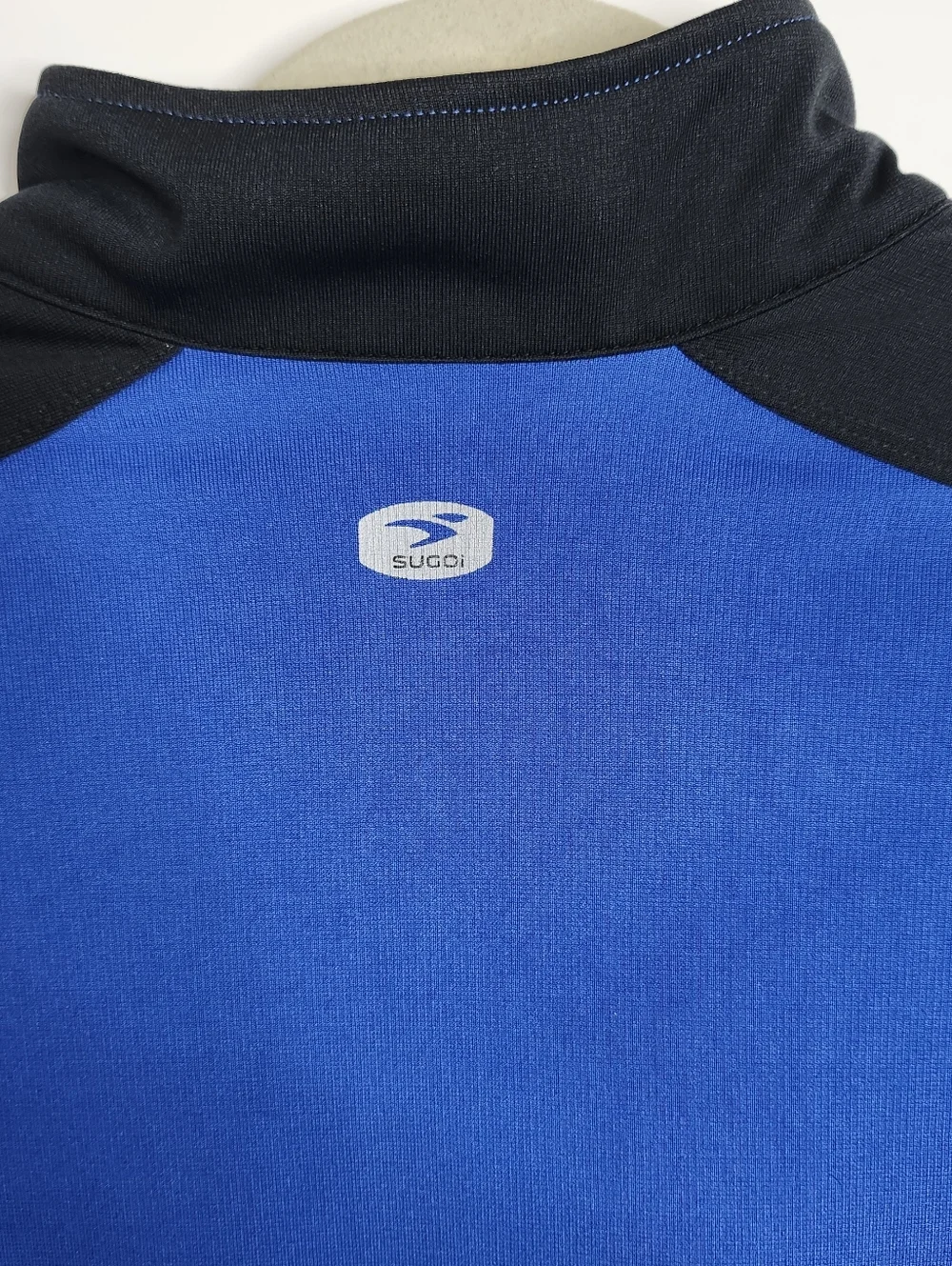 Sugoi Neo Jersey Full Zip Long Sleeve Cycling Jacket Mens L Blue Black
